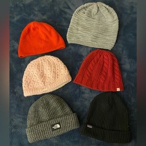 Patagonia, The North Face, Roxy, Spyder & Ambercrombie Beanie Hats